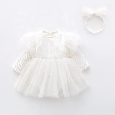 White Princess mesh dress, BG