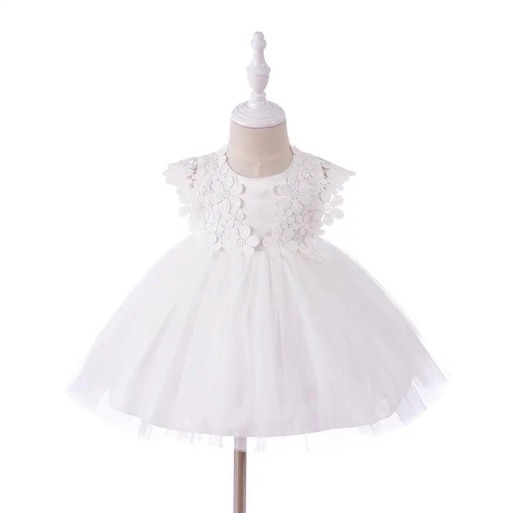White floral detail dress, BG