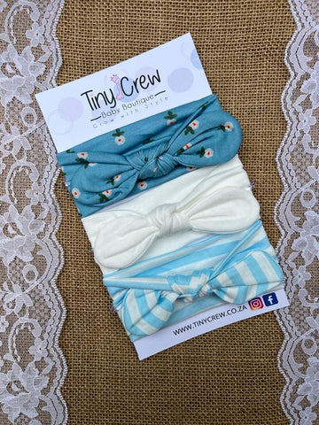 Ocean 3 Piece Headband Set