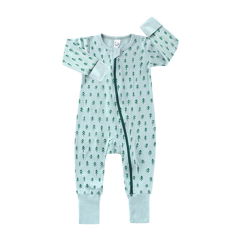 Mint Zip Romper, US