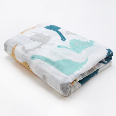 Dinomite, Bamboo and Cotton Muslin