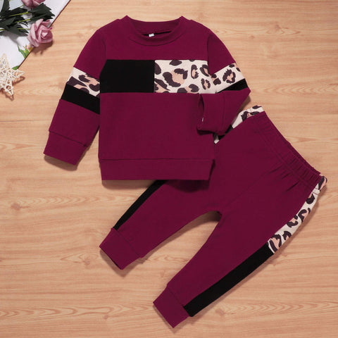 Maroon and wild tracksuit, BG