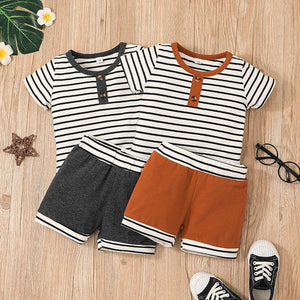 Stripes, 2 Piece outfit.  BB